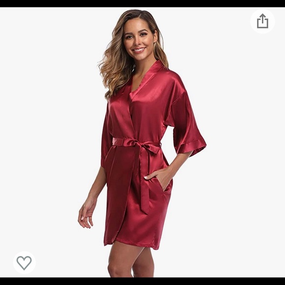 Satin Robe - Picture 2 of 7